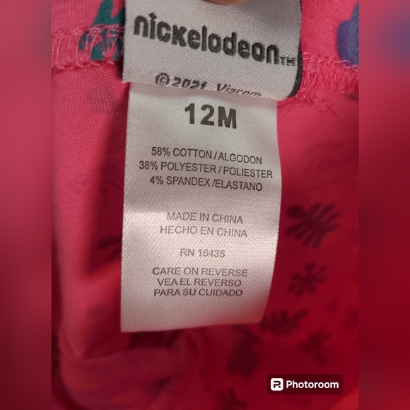 Pink Fong Baby Shark Girl 3Pc Two Shirts and Shorts Set Outfit Size 12Months - Picture 12 of 12